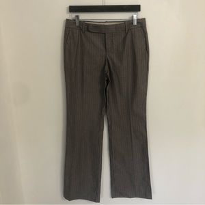BANANA REPUBLIC Ryan Fit Women’s Gray Striped Stretch Dress Pant Sz 4
